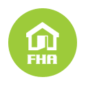 An icon depicting an FHA